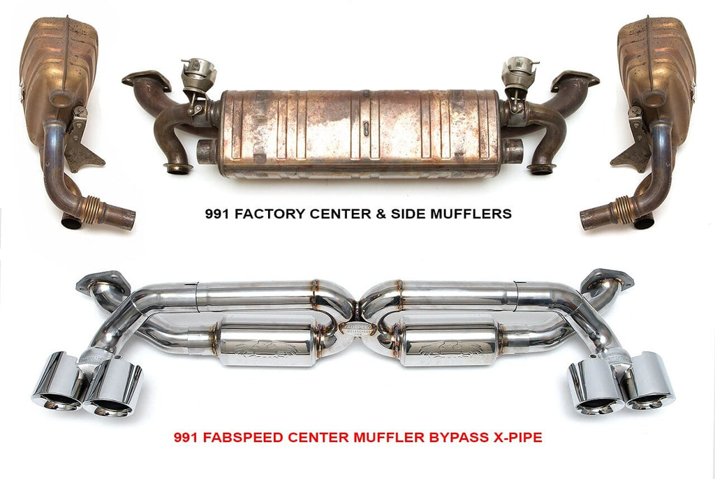 Fabspeed Porsche 991 Carrera Supersport X-Pipe Exhaust System (2012-2016)