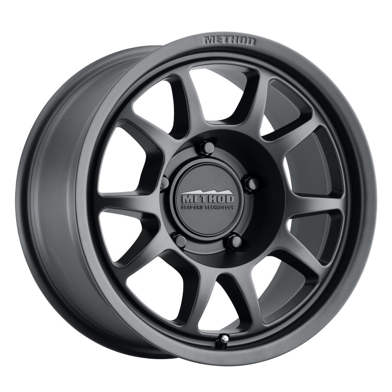 Method MR702 15x7 +15mm Offset 5x100 56.1mm CB Matte Black Wheel