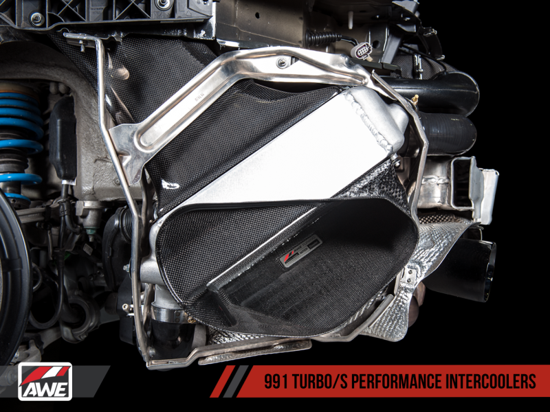 AWE Tuning Porsche 991 Turbo/Turbo S Performance Intercooler Kit