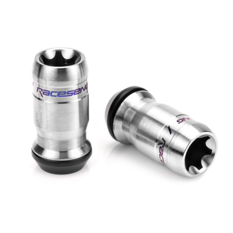 Raceseng TNR-1 Titanium Lug Nut (Single) - M12x1.25mm / Conical 60 Deg. Floating Seat - Brushed