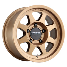 Load image into Gallery viewer, Method MR701 17x8.5 0mm Offset 5x5.5 108mm CB Method Bronze Wheel