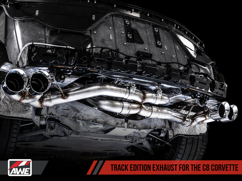 AWE Tuning Chevrolet Corvette (C8) Track Edition Exhaust