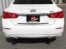 Load image into Gallery viewer, aFe Takeda 2.5in 304 SS Axle-Back Exhaust w/ Black Tips 16-18 Infiniti Q50 V6-3.0L (tt)