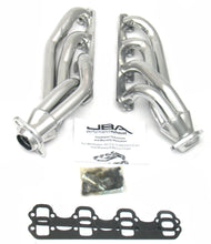 Load image into Gallery viewer, JBA 65-73 Ford Mustang 260-302 SBF 1-5/8in Primary Silver Ctd Mid Length Header