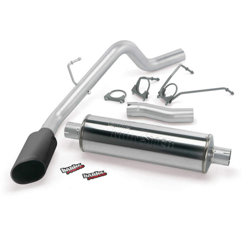 Banks Power 06-07 Dodge 5.7 Hemi 1500-Mega Monster Exhaust System - SS Single Exhaust w/ Black Tip