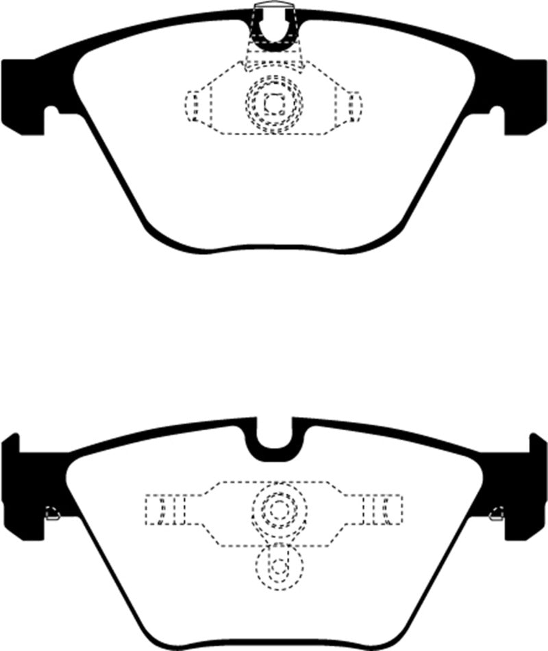 EBC 08-13 BMW M3 (E90) Yellowstuff Front Brake Pads