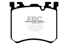 Load image into Gallery viewer, EBC 10+ BMW X5M 4.4 Twin Turbo Yellowstuff Front Brake Pads