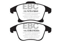 Load image into Gallery viewer, EBC 13+ Ford Fusion 1.6 Turbo Yellowstuff Front Brake Pads