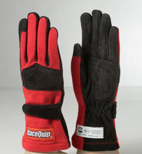 Load image into Gallery viewer, RaceQuip Red 2-Layer SFI-5 Glove - Large