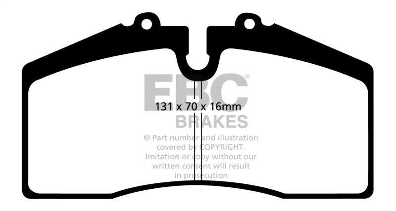 EBC 05+ Ford Saleen Mustang Brembo Calipers Bluestuff Front Brake Pads