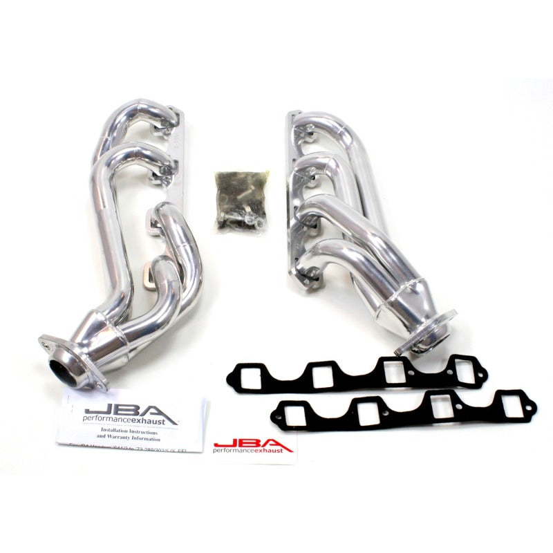 JBA 65-73 Ford Mustang 260-302 SBF w/GT40-P Heads 1-5/8in Primary Silver Ctd Mid Length Header