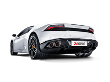 Load image into Gallery viewer, Akrapovic Lamborghini Huracan Coupe/Spyder Slip-On Line (Titanium) w/ Carbon Tips