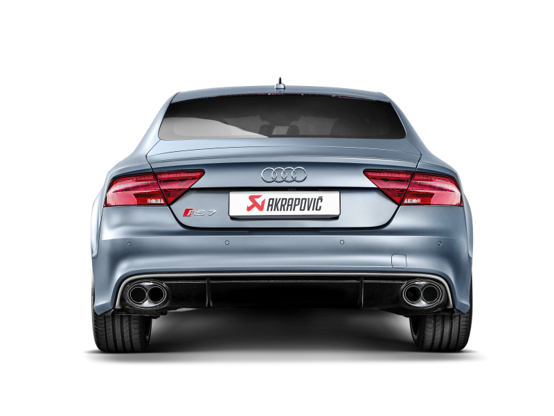 Akrapovic 14-17 Audi RS7 Sportback (C7) Evolution Line Cat Back (Titanium) w/ Carbon Tips