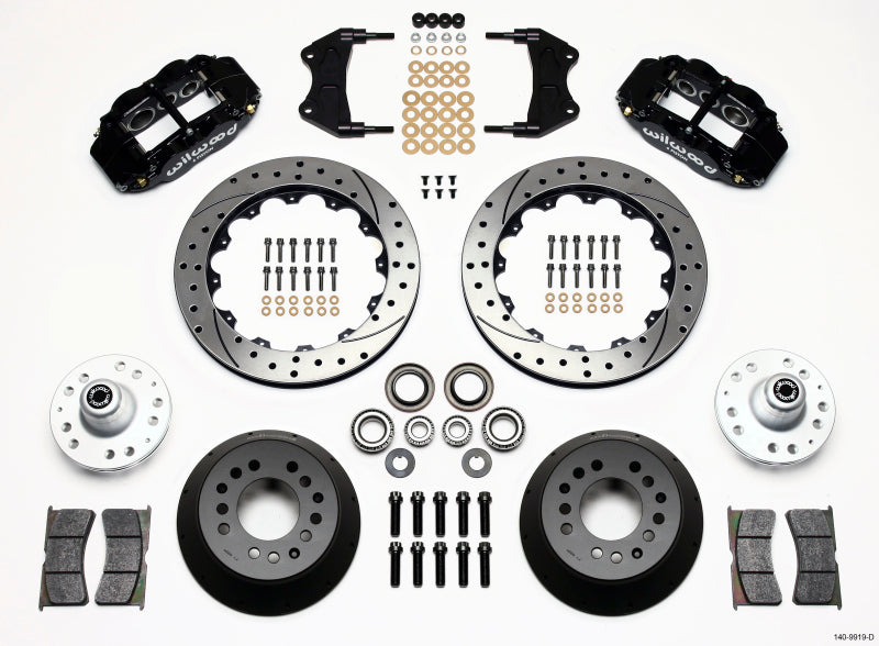 Wilwood Narrow Superlite 6R Front Hub Kit 12.88in Drilled WWE ProSpindle