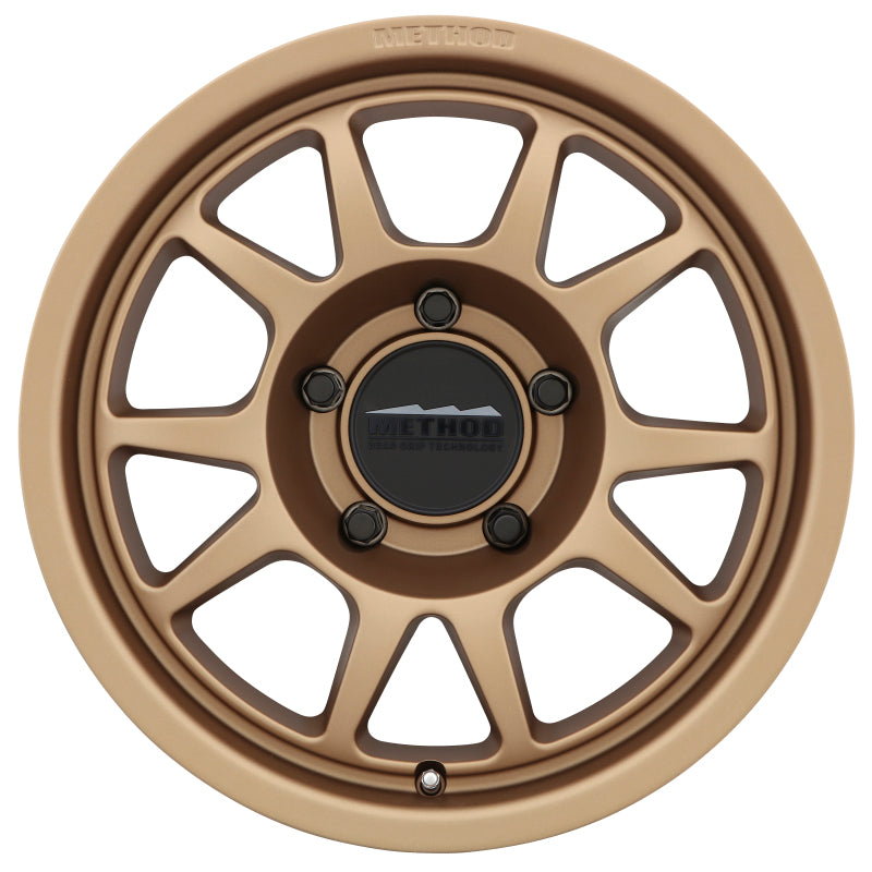 Method MR702 16x8 0mm Offset 5x120 72.6mm CB Method Bronze Wheel