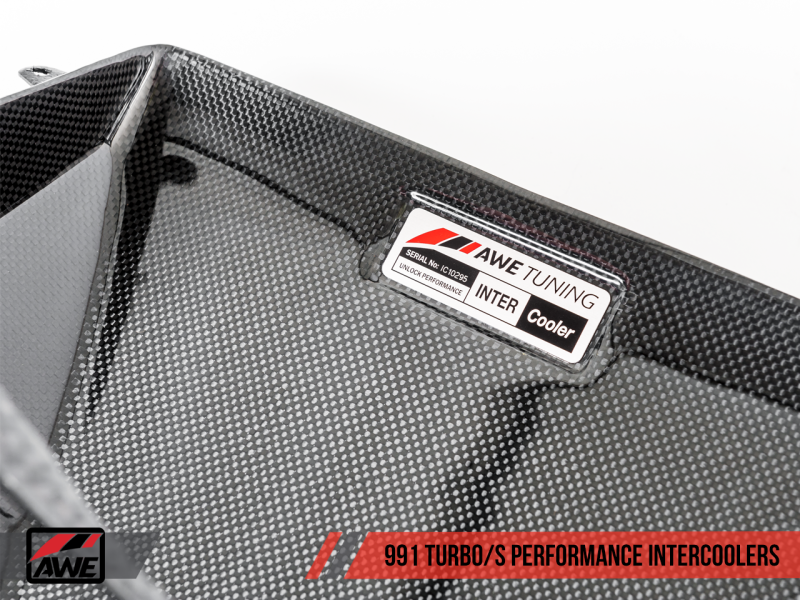 AWE Tuning Porsche 991 Turbo/Turbo S Performance Intercooler Kit