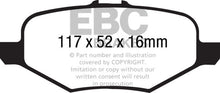 Load image into Gallery viewer, EBC 13+ Ford Flex 3.5 Greenstuff Rear Brake Pads