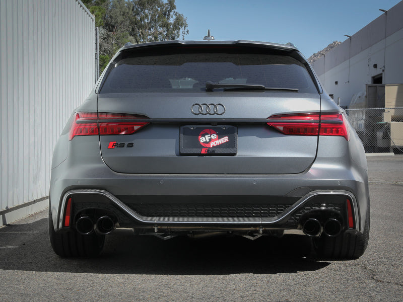 aFe 20-22 Audi RS6 Avant MACH Force-Xp Cat-Back Exhaust w/ Black Tip