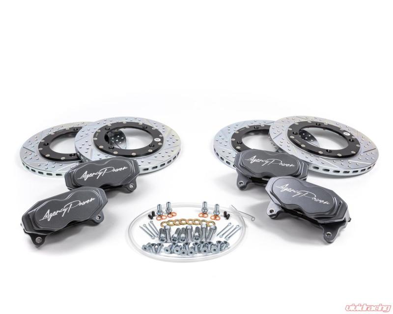 Agency Power Big Brake Kit Front and Rear Graphite Gray Can-Am Maverick X3 Turbo 14-18