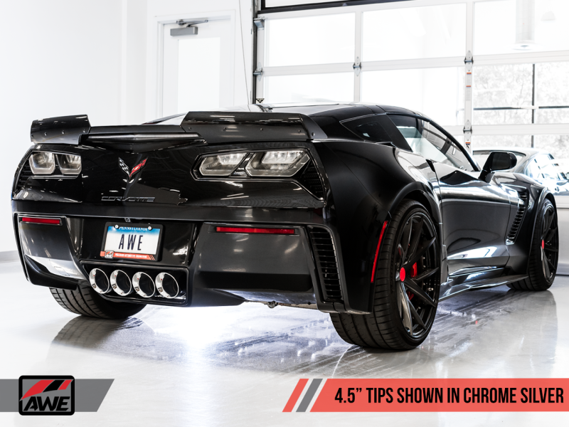 AWE Tuning C7 Corvette Track Edition Axle-Back Exhaust