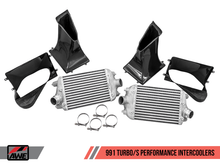 Load image into Gallery viewer, AWE Tuning Porsche 991 Turbo/Turbo S Performance Intercooler Kit