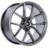 BBS CI-R 20x9.5 5x120 ET40 Platinum Silver Polished Rim Protector Wheel -82mm PFS/Clip Required