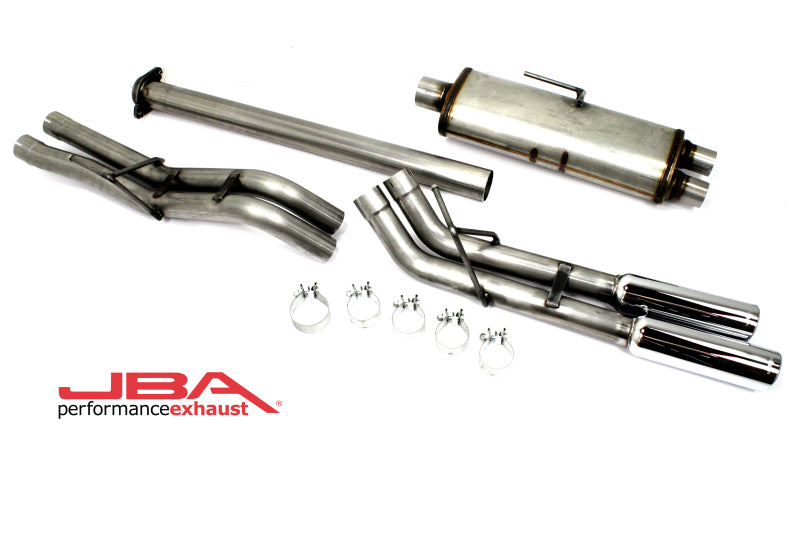 JBA 15-20 Ford F-150 2.7L/3.5L/5.0L 409SS Pass Side Dual Exit Cat-Back Exhaust