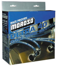 Load image into Gallery viewer, Moroso Chevrolet Big Block Ignition Wire Set - Ultra 40 - Unsleeved - HEI - Over Valve - Blue