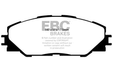 Load image into Gallery viewer, EBC 09-10 Pontiac Vibe 2.4 2WD Redstuff Front Brake Pads