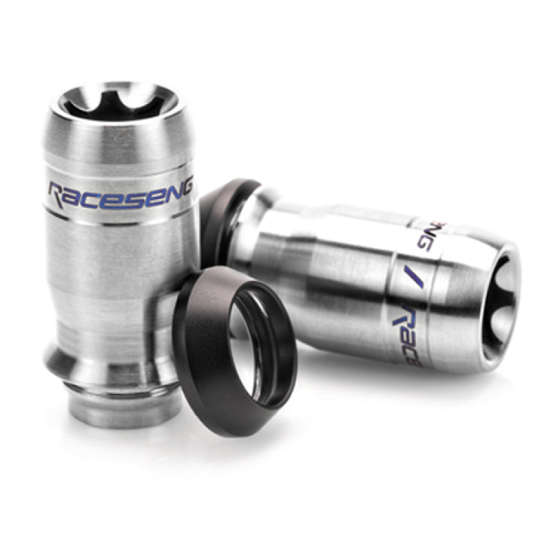 Raceseng TNR-1 Titanium Lug Nut Set - M14x1.5mm / Conical 60 Deg. Floating Seat - Brushed