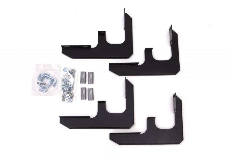 Lund 05-17 Toyota Tacoma Access Cab Tube Step Running Board Mounting Brackets - Black