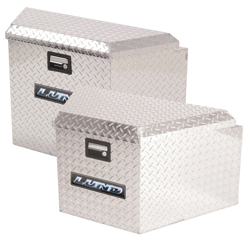 Lund Universal Aluminum Trailer Tongue Storage Box - Brite