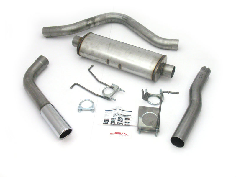 JBA 01-03 Ford F-150 Super Crew Long Bed 4.6L/5.4L 409SS Pass Side Single Exit Cat-Back Exhaust