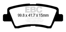 Load image into Gallery viewer, EBC 12+ Hyundai Azera 3.3 Greenstuff Rear Brake Pads