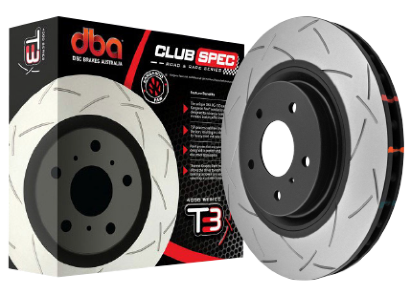 DBA 2020+ Chevrolet Corvette C8 Z51 Front Slotted 4000 Series Rotor