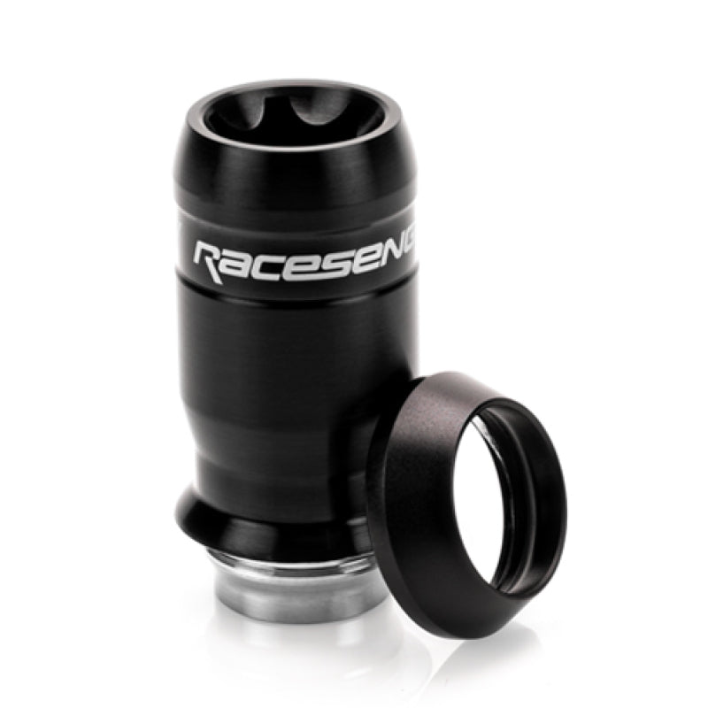 Raceseng TNR-1 Titanium Lug Nut (Single) - M12x1.5mm / Conical 60 Deg. Floating Seat - Brushed Black