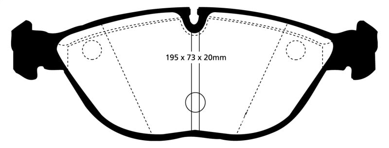 EBC 04-06 Audi TT Quattro 3.2 Yellowstuff Front Brake Pads