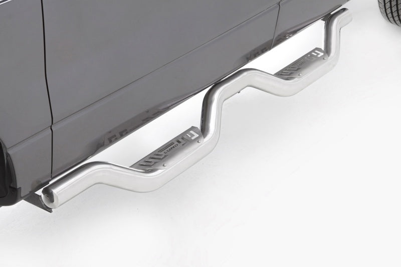 Lund 04-08 Ford F-150 SuperCrew Latitude Nerf Bars - Polished