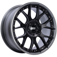 Load image into Gallery viewer, BBS CH-RII 22x10.5 5x130 ET50 CB71.6 Satin Black Center Platinum Lip SS Rim Prot Wheel