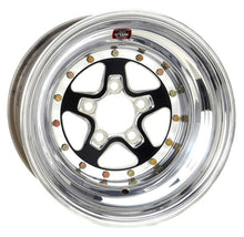 Load image into Gallery viewer, Weld Alumastar 2.0 15x4 / 5x4.75 BP 1.7 / 5in. BS Black Wheel - Non-Beadlock