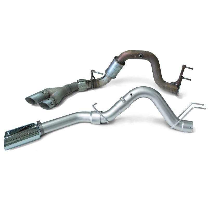 Banks Power 17-19 Ford 6.7L F250/350/450 4in Monster Exhaust System - Single Exit w/ Chrome Tip