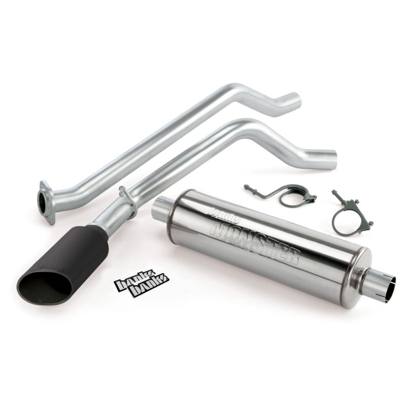 Banks Power 12 Chevy 5.3L ECSB FFV Monster Exhaust System - SS Single Side-Exit Exhaust w/ Black Tip