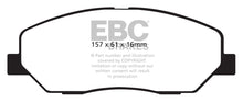 Load image into Gallery viewer, EBC 08-10 Hyundai Genesis 3.8 Redstuff Front Brake Pads