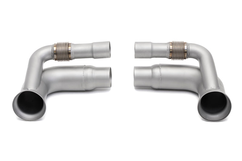 SOUL 06-11 Porsche 997 / 997.2 GT3 Side Muffler Bypass Pipes (Non-Valved)