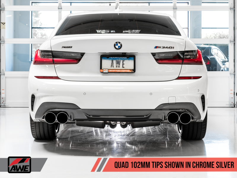 AWE Tuning 2019+ BMW M340i (G20) Non-Resonated Touring Edition Exhaust