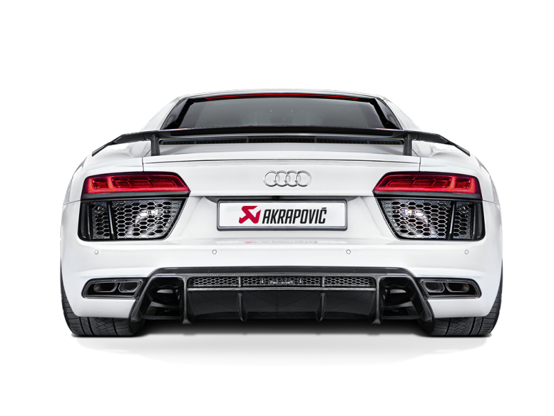 Akrapovic 16-18 Audi R8 V10 Slip-On Line (Titanium) w/ Carbon Titanium Tips