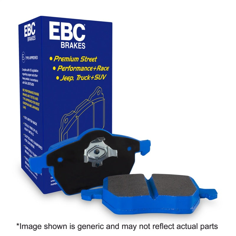 EBC 04-12 Aston Martin DB9 5.9 Bluestuff Rear Brake Pads