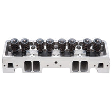 Load image into Gallery viewer, Edelbrock Cylinder Head Victor Jr SBC 23 Deg 220cc Complete for Solid Roller Cam