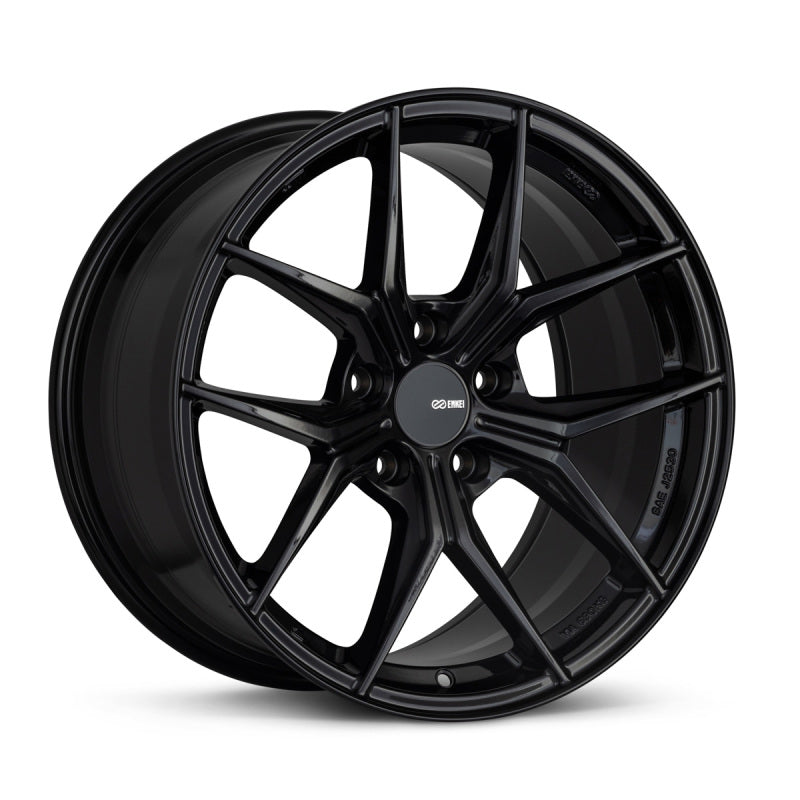 Enkei TSR-X 18x8 35mm Offset 5x114.3 BP 72.6mm Bore - Gloss Black Wheel