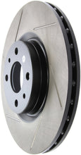 Load image into Gallery viewer, StopTech Slotted Sport Front Left Brake Rotor 12-14 Fiat 500 Abarth